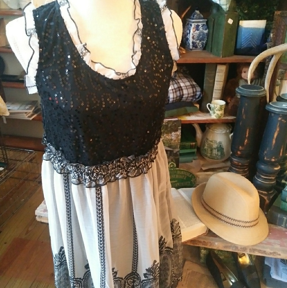 Ultra Pink Brand sequin sleeveless dress